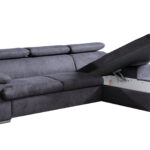 Ecksofa Mit Schlaffunktion Grau 284 X 196 Cm - Coal for Günstige Ecksofas Mit Schlaffunktion